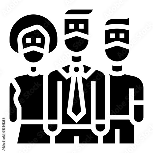 wear mask icon