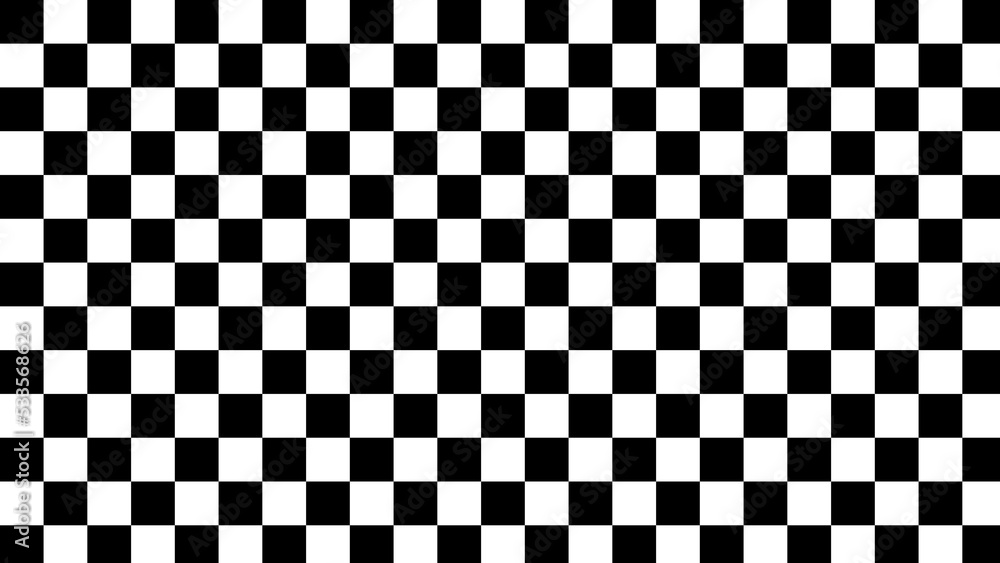 checkerboard background black and white