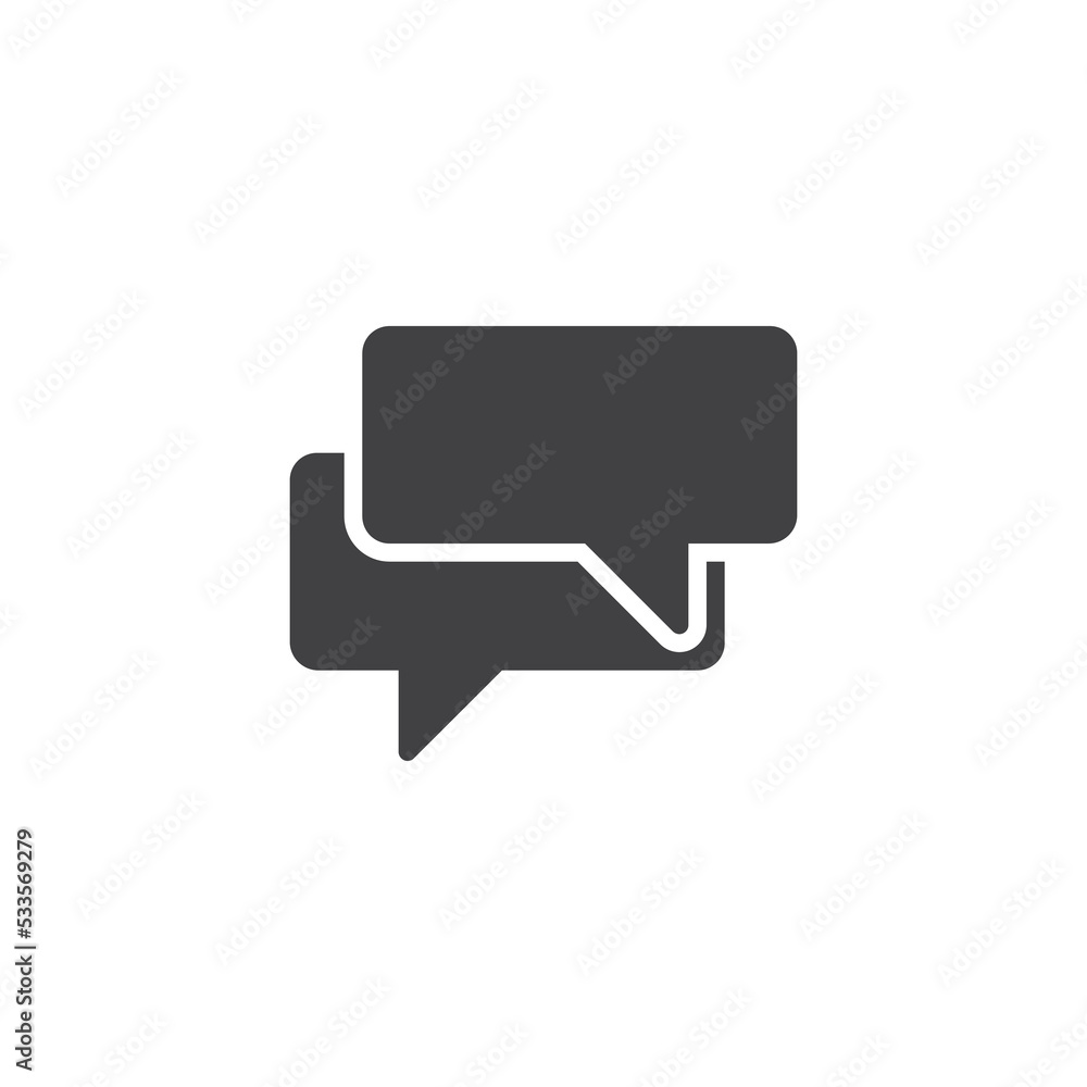 Chat, conversation vector icon Chat, conversation vector icon