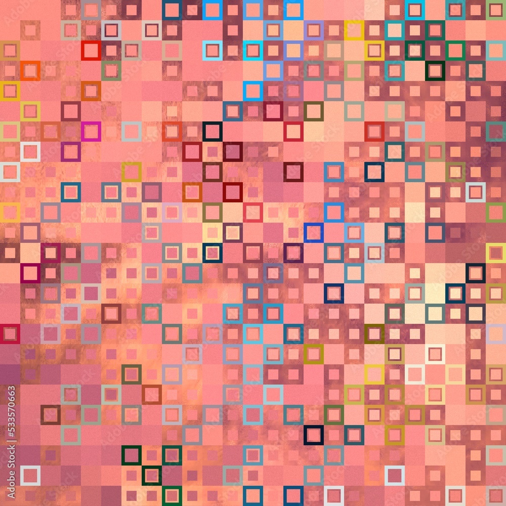 Abstract Geometrical Background. Tile art. Abstract Geometrical Background. Tile art.