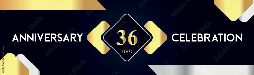 36 years anniversary celebration background. Premium design for poster, banner, booklet, marriage, weddings, birthday party, celebration event, graduation, jubilee, ceremony, holiday. 36 years anniversary celebration background. Premium design for poster, banner, booklet, marriage, weddings, birthday party, celebration event, graduation, jubilee, ceremony, holiday.