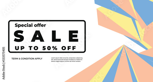 Colorful abstract banner template for marketing promotion material, Giveaway, cash back, gift card, and member card bonus design
