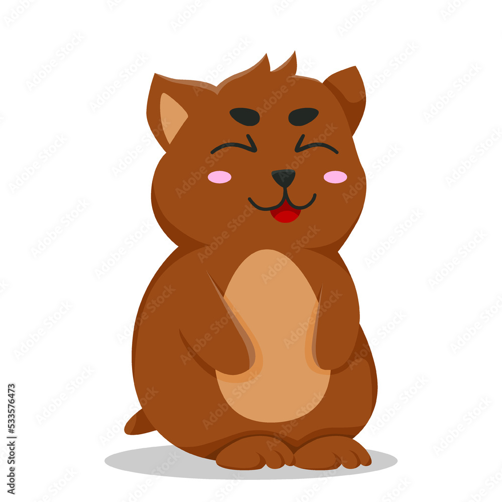 Guinea Pig Character Design Illustration Guinea Pig Character Design Illustration