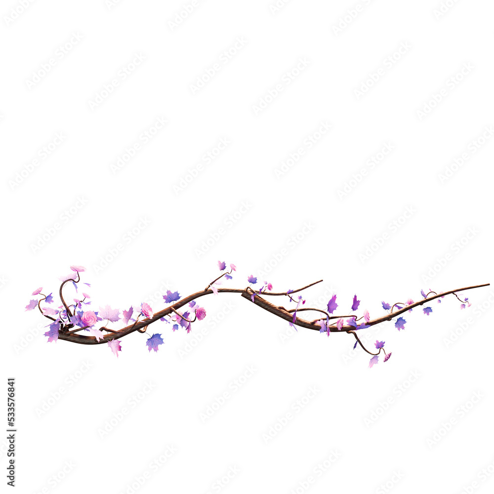 Flower Branch 3D Icon