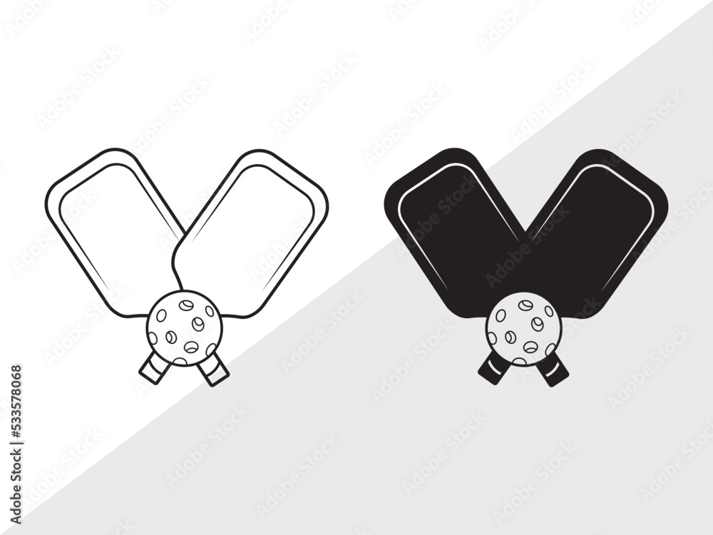 Pickleball Racket Svg Pickleball SVG, Pickleball SVG, Pickleball Racket Svg, Pickleball ...