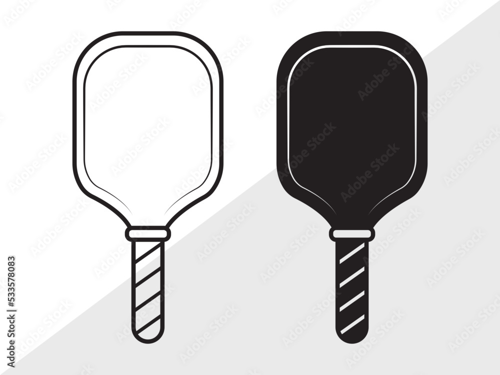Pickleball Racket Svg Pickleball SVG, Pickleball SVG, Pickleball Racket Svg, Pickleball ...