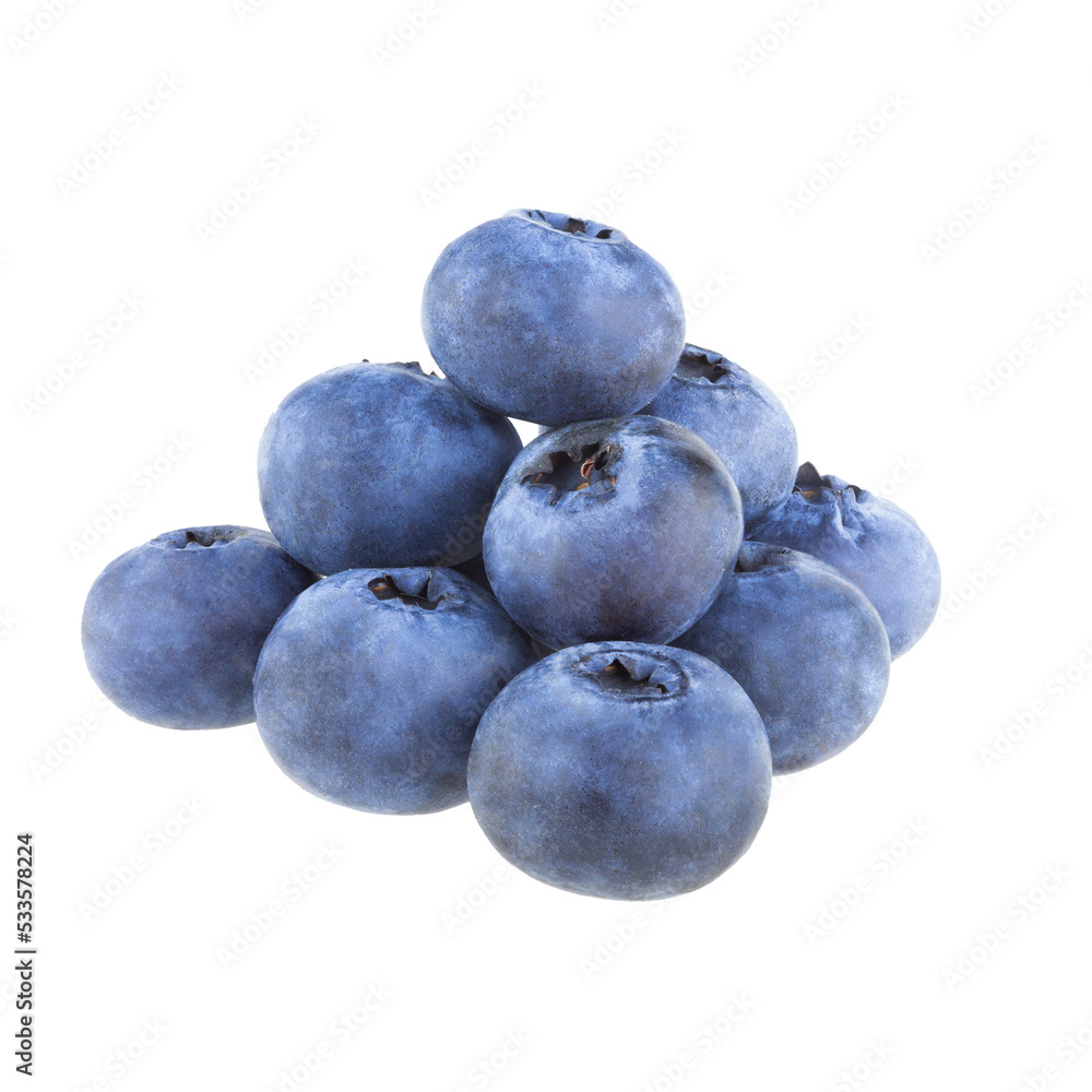 Blueberries isolated on white background Blueberries isolated on white background