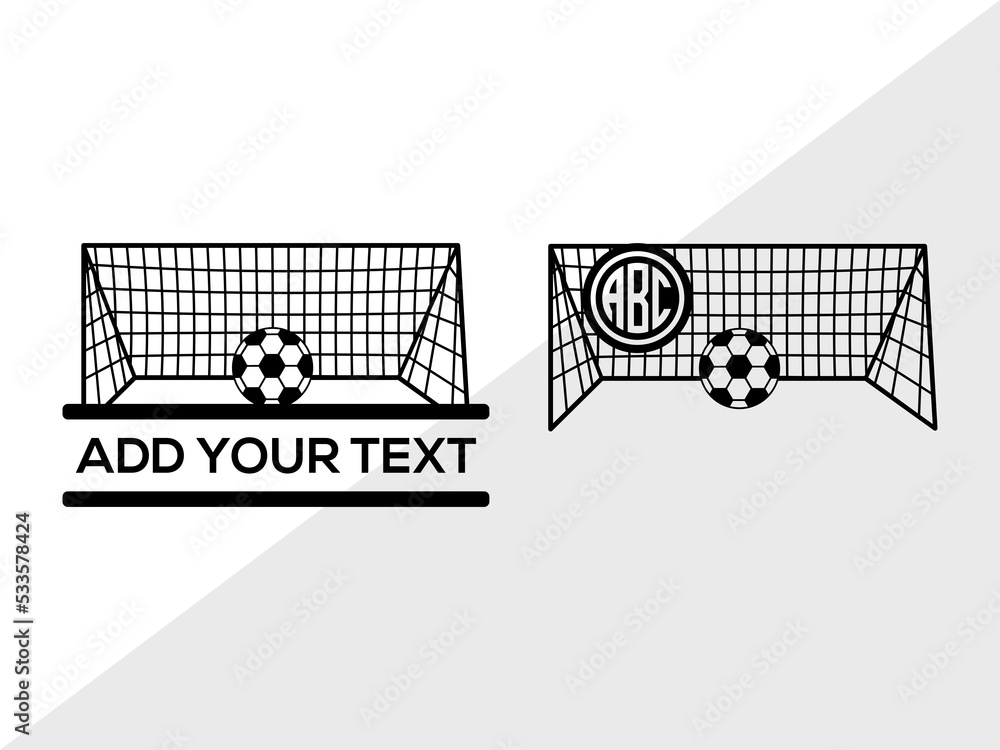 Soccer Ball Monogram, Soccer Ball SVG, Ball Flame Svg, Soccer Ball Icon