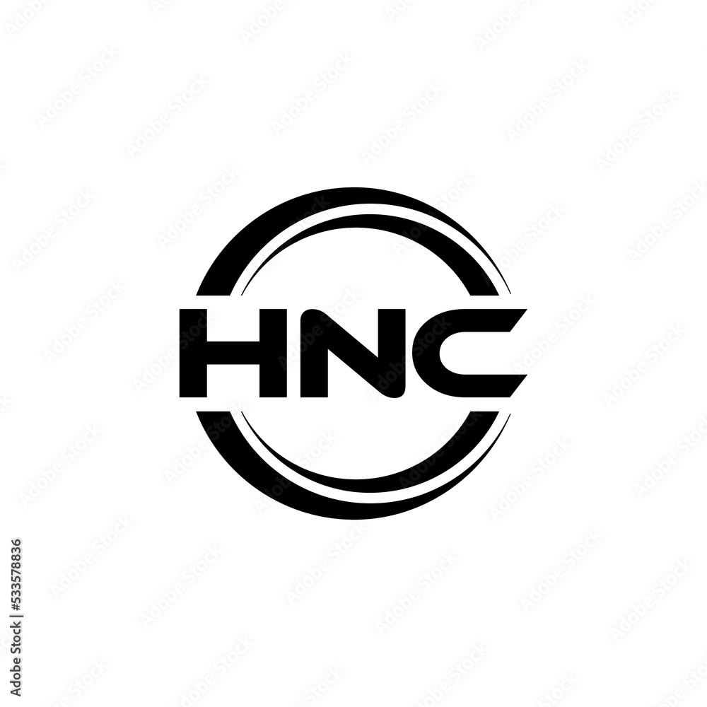 HNC letter logo design with white background in illustrator, vector logo modern alphabet font overlap style. calligraphy designs for logo, Poster, Invitation, etc. HNC letter logo design with white background in illustrator, vector logo modern alphabet font overlap style. calligraphy designs for logo, Poster, Invitation, etc.