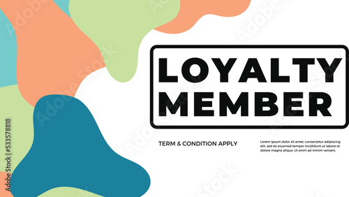 Colorful abstract banner template for marketing promotion material, Giveaway, cash back, gift card, and member card bonus design
