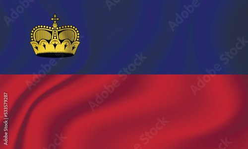 Flag of Liechtenstein. National symbol in official colors. Template icon. Abstract vector background Free Download Flag of Liechtenstein. National symbol in official colors. Template icon. Abstract vector background - GFXLoad
