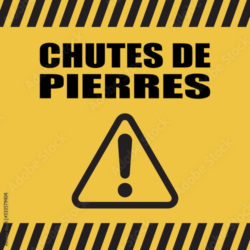 Logo chutes de pierres.