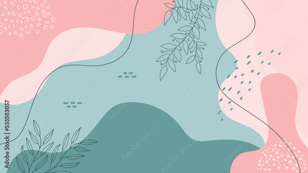 Minimalist handdrawn abstract fluid shape Minimalist handdrawn abstract fluid shape
