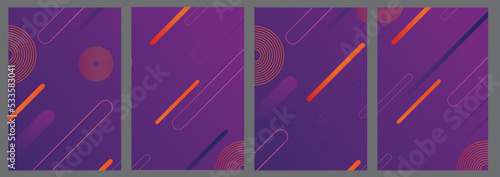 Abstract background. Vector banner template for social media, website and business template presentation. Vector illustration