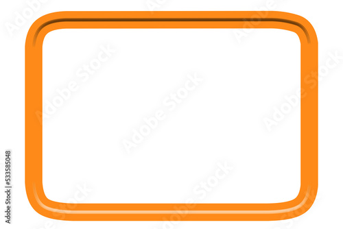 Beautiful rectangle shapes frame design with transparent background