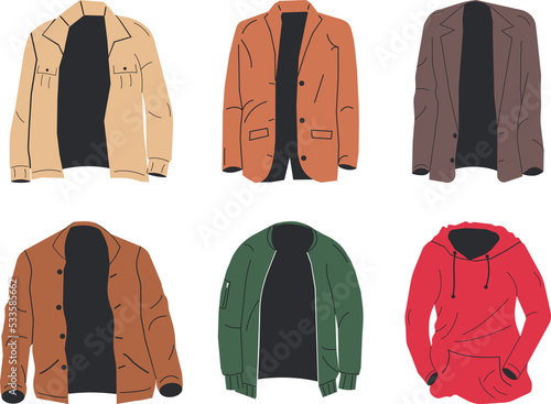 фотографія Fashion coat unisex jacket