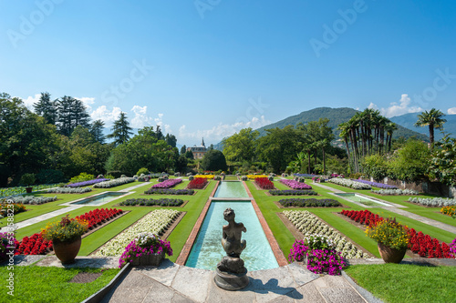 Botanical Gardens of Villa Taranto in Verbania. Province of Piedmont in Northern Italy