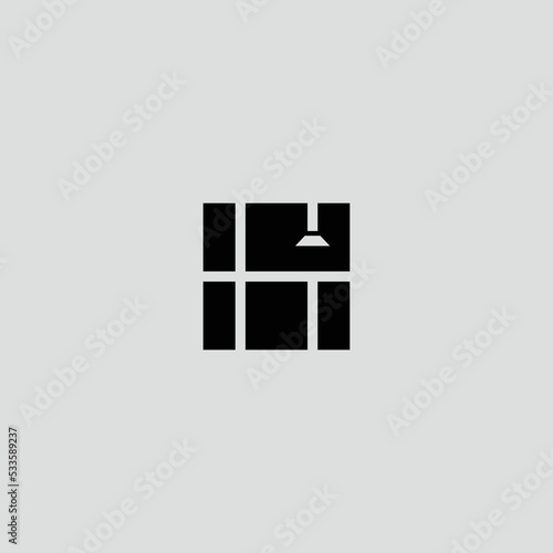 Futuristic Home Furniture Design Logo