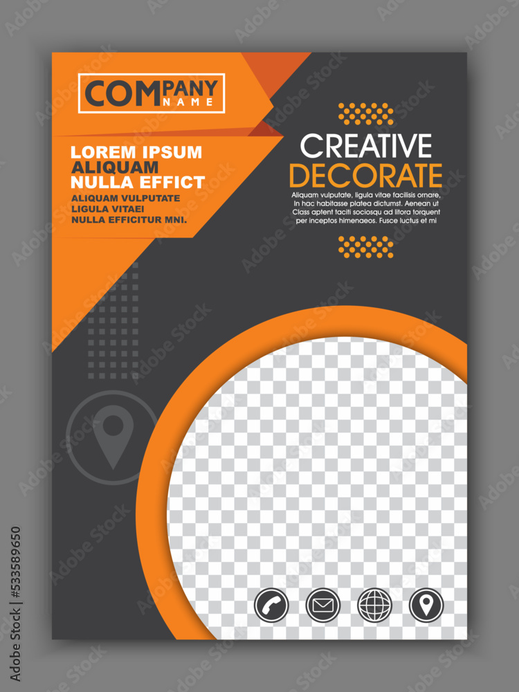 Fototapeta premium Template graphic design for decorate