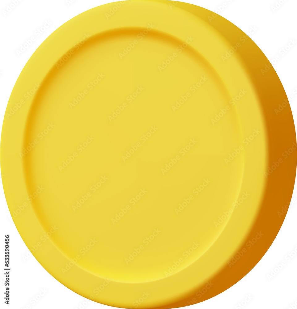 3D Gold Coin Icon 3D Gold Coin Icon