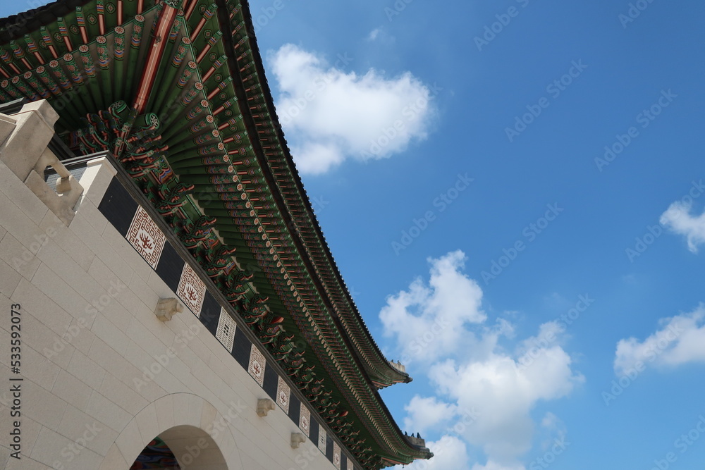 Obraz premium Korea traditional building
