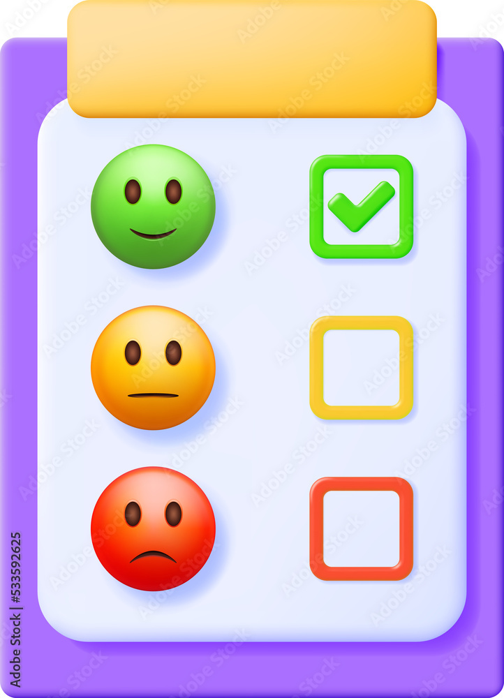 3D Paper Clipboard Holder with Smiley Emoticons 3D Paper Clipboard Holder with Smiley Emoticons