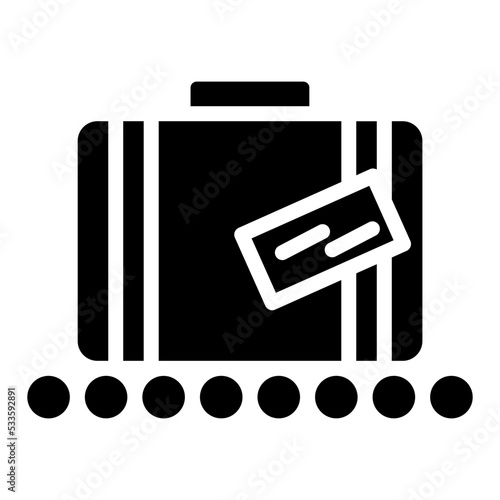 luggage check icon