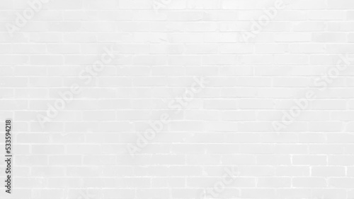 White brick wall seamless vector pattern. white brick wall background and texture