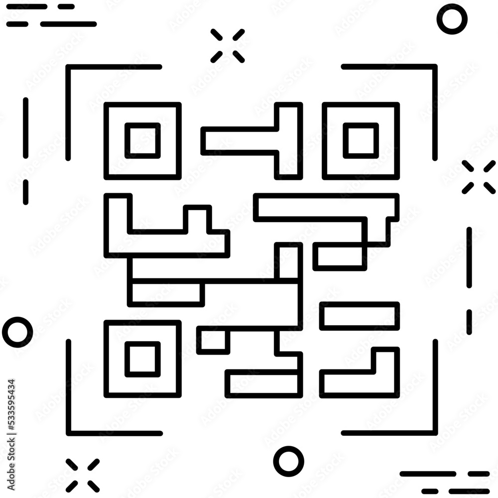 Circuit Line Vector Icon Circuit Line Vector Icon