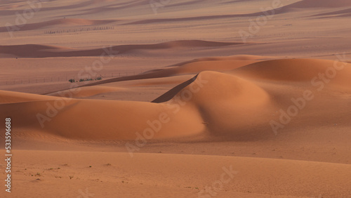 Desert sand formations in Saudi Arabia