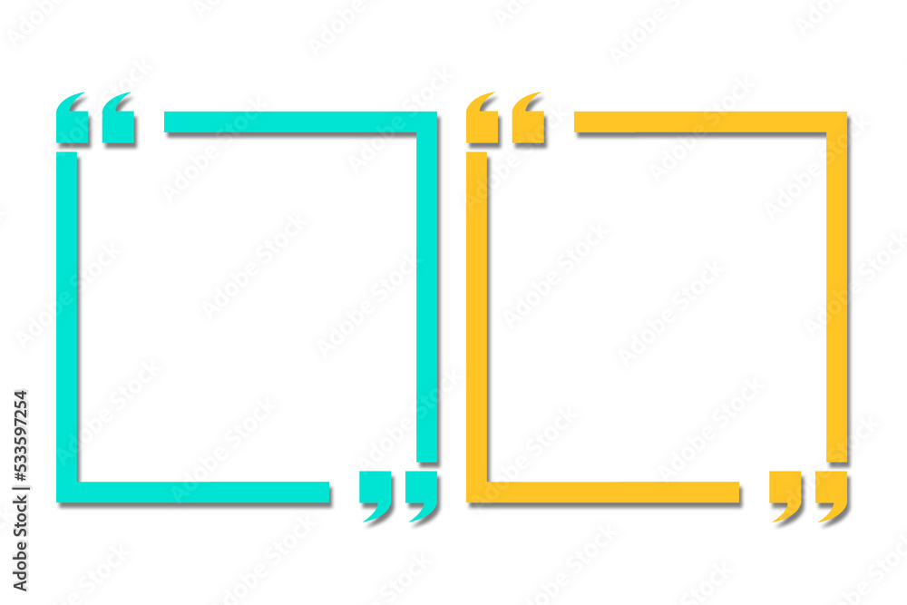 Speech bubble box on white background. Speech bubble box on white background.