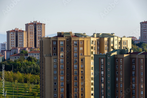 Fototapeta Naklejka Na Ścianę i Meble -  ISTANBUL, TURKEY - September  24 2022: 2022 world economic crisis, crisis in the housing sector. Great rise in rental and sale building prices.