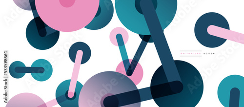 Network concept abstract background. Dots connection. Big data idea. Business template for wallpaper, banner, background or landing