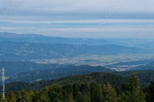 view of the austrian mountains