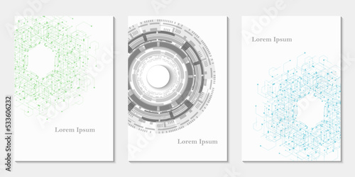 幾何学 抽象 科学 背景 セット