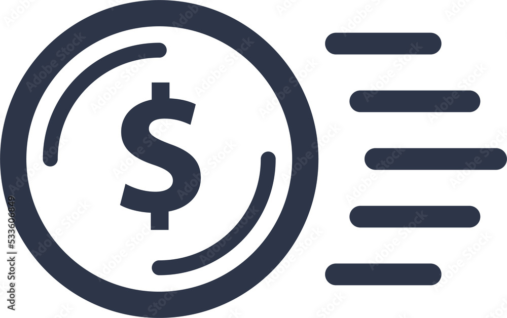 Dollar coin icon in grey colors. Money signs illustration best for payment related application or website. Dollar coin icon in grey colors. Money signs illustration best for payment related application or website.