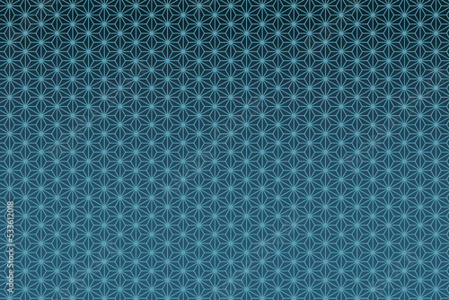 Abstract background of deep blue oriental traditional fabric pattern