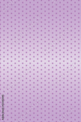 Portrait background of Japanese traditional purple fabric pattern