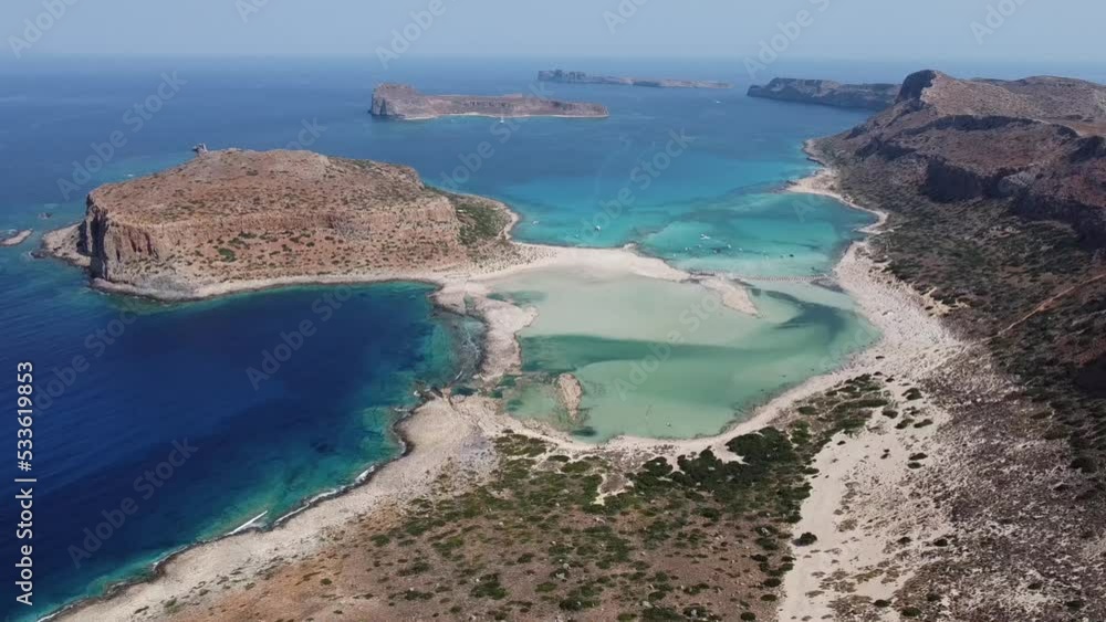 Plage, Lagon de Balos, Crète, Grèce Plage, Lagon de Balos, Crète, Grèce