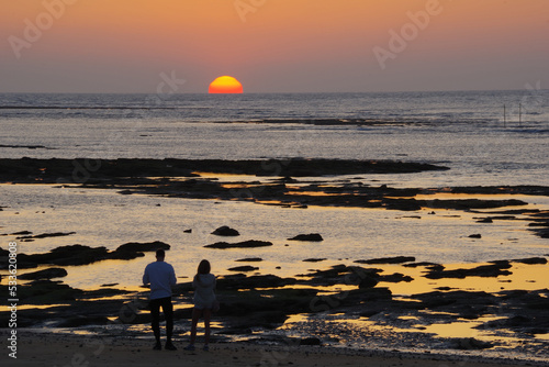 Coucher de soleil sur Cadix photo