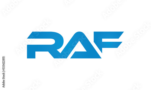 R monogram linked letters, creative typography logo icon