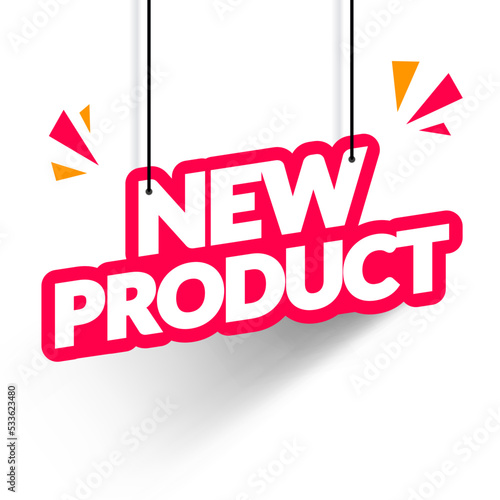 Modern Hanging Sign With Text New Product