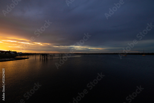 Sunset at the pier