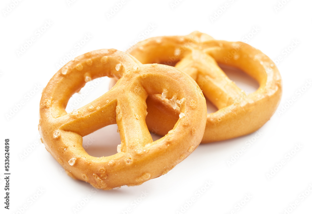 mini salted pretzel isolated on white background. group of pretzel. mini pretzel snack isolated mini salted pretzel isolated on white background. group of pretzel. mini pretzel snack isolated