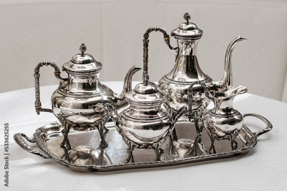 France Antique silver vintage antique royal
tableware and appliances