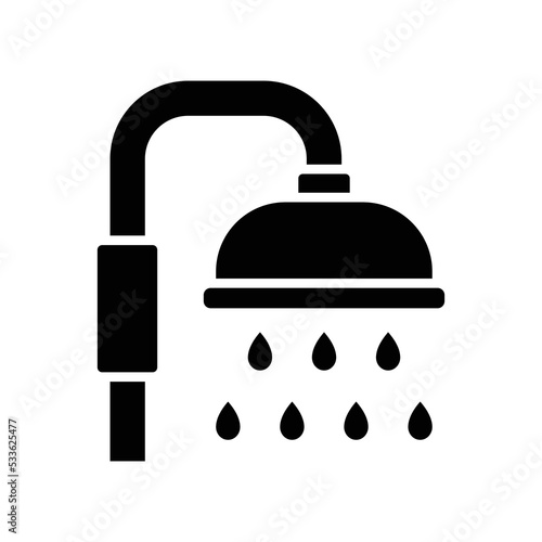shower icon vector design template in white background