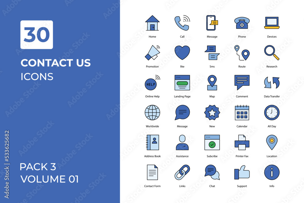 Contact us icons collection. Set vector line with elements for mobile concepts and web apps. Collection modern icons. Contact us icons collection. Set vector line with elements for mobile concepts and web apps. Collection modern icons.
