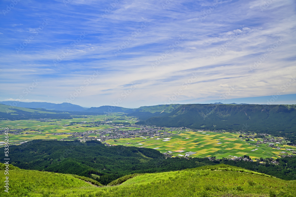 大観峰からの眺め 熊本県阿蘇市