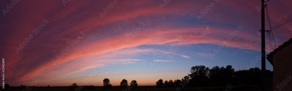 Fototapeta premium cloudscape at sunset