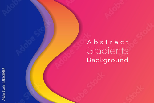 Abstract Gradient Background.Colorful geometric background.